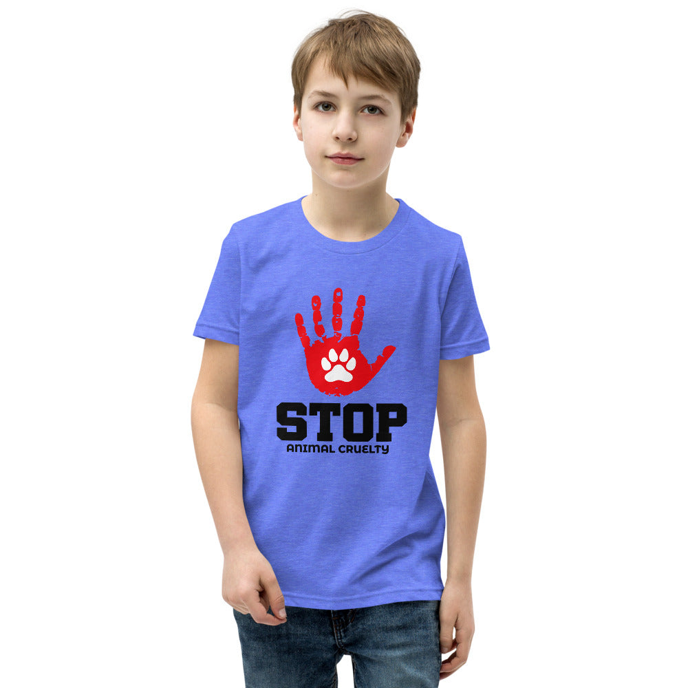 STOP ANIMAL CRUELTY - Youth Short Sleeve T-Shirt