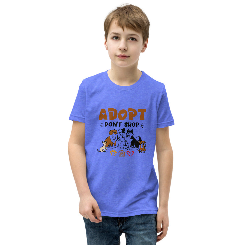 ADOPT DON'T SHOP - Youth Short Sleeve T-Shirt