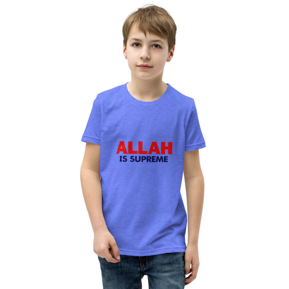 ALLAH IS SUPREME - Youth Short Sleeve T-Shirt