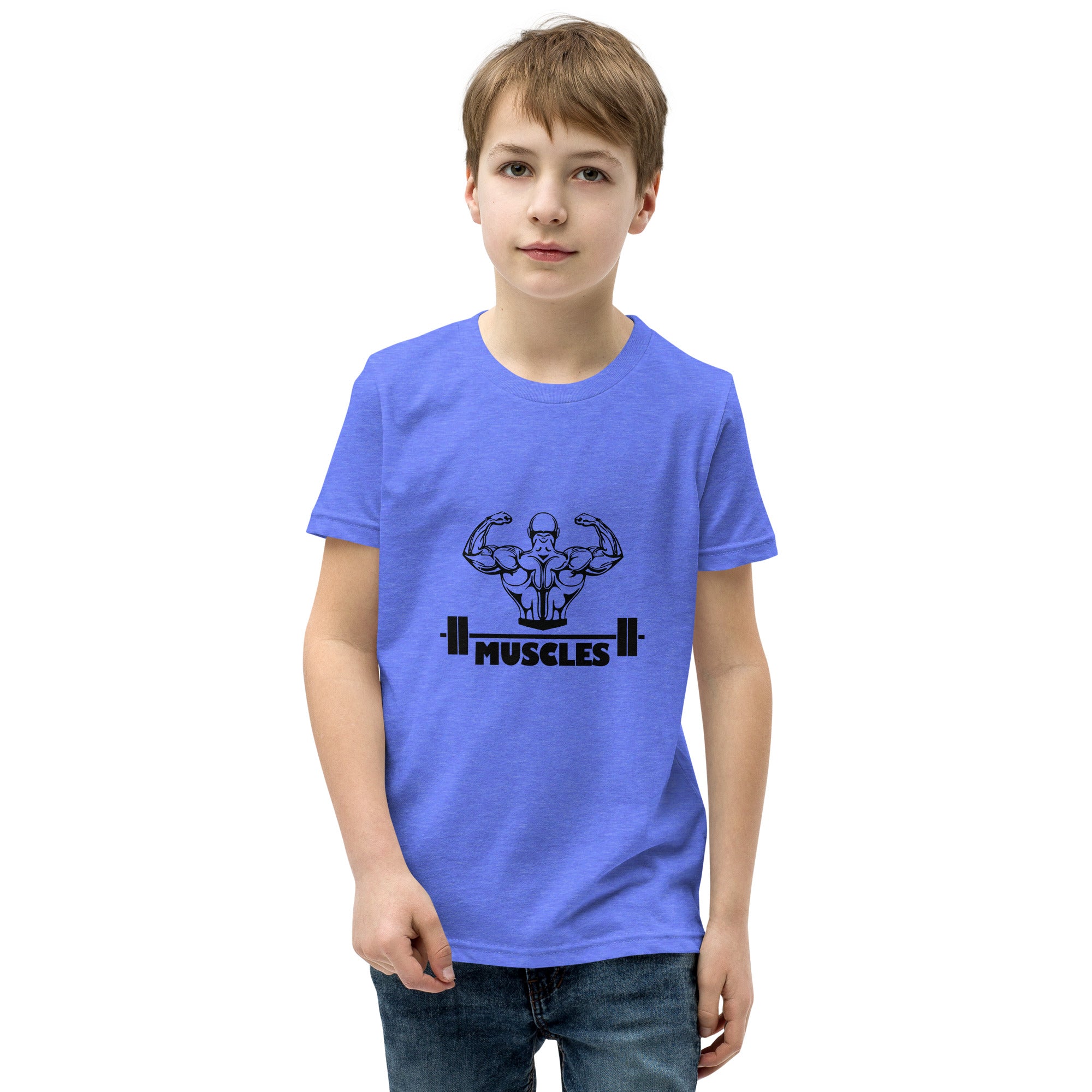 MUSCLES - Youth Short Sleeve T-Shirt