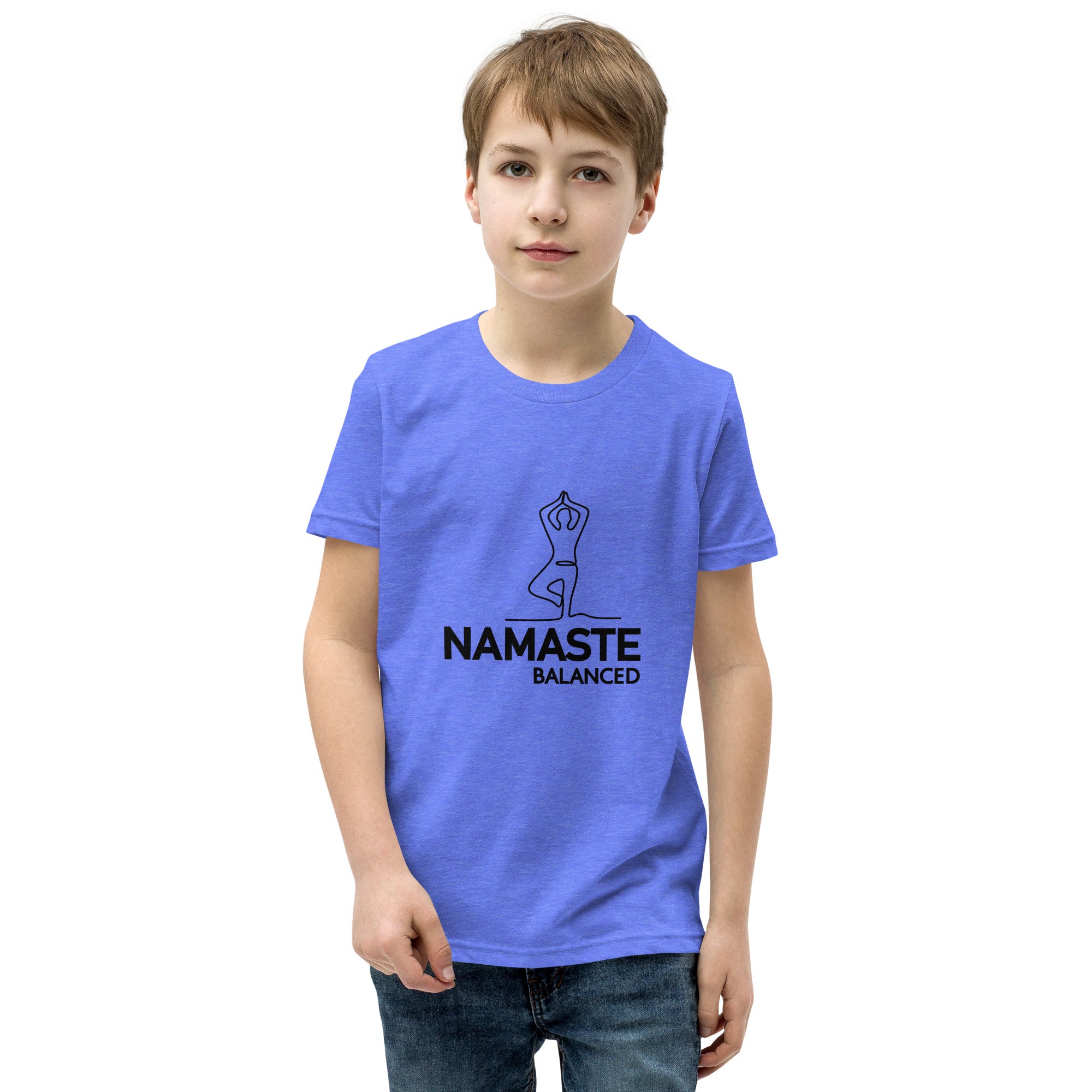 NAMASTE BALANCED - Youth Short Sleeve T-Shirt