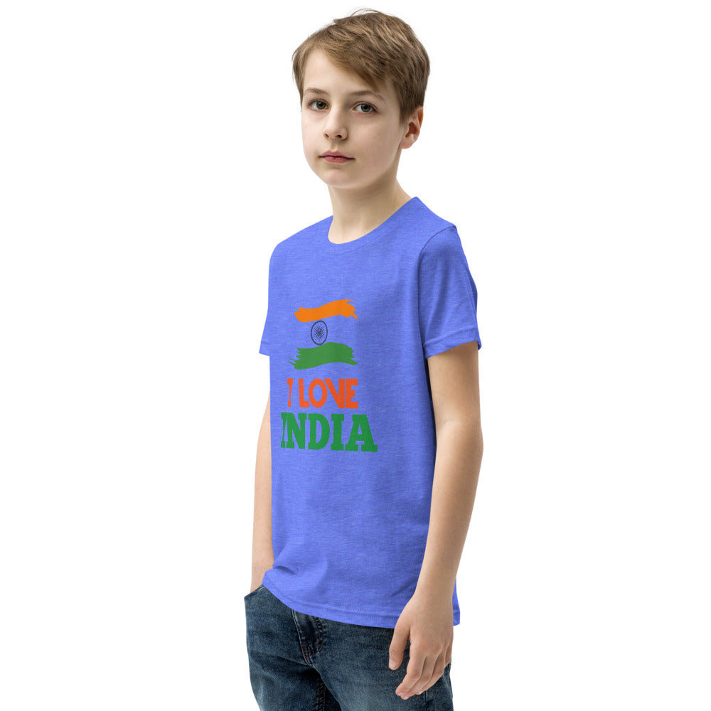 I LOVE INDIA - Youth Short Sleeve T-Shirt