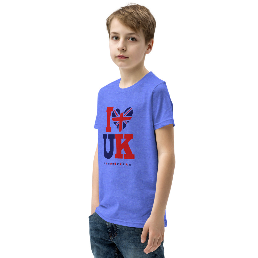 I LOVE UK - Youth Short Sleeve T-Shirt