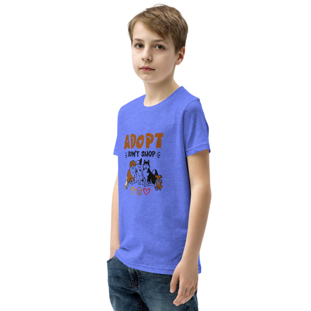 ADOPT DON'T SHOP - Youth Short Sleeve T-Shirt