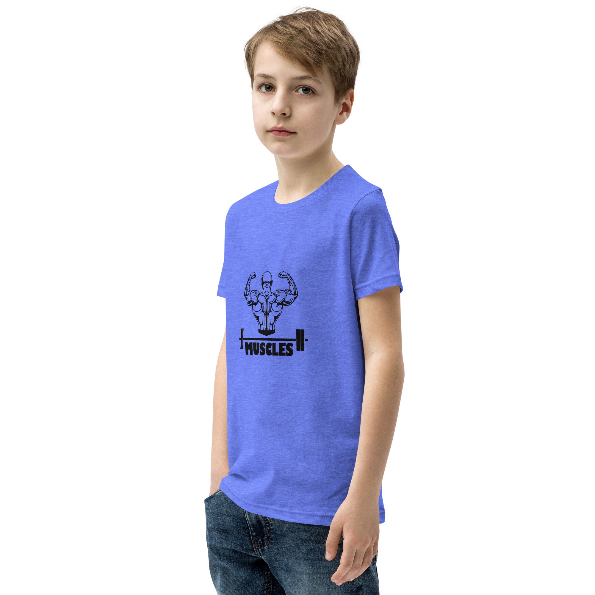 MUSCLES - Youth Short Sleeve T-Shirt