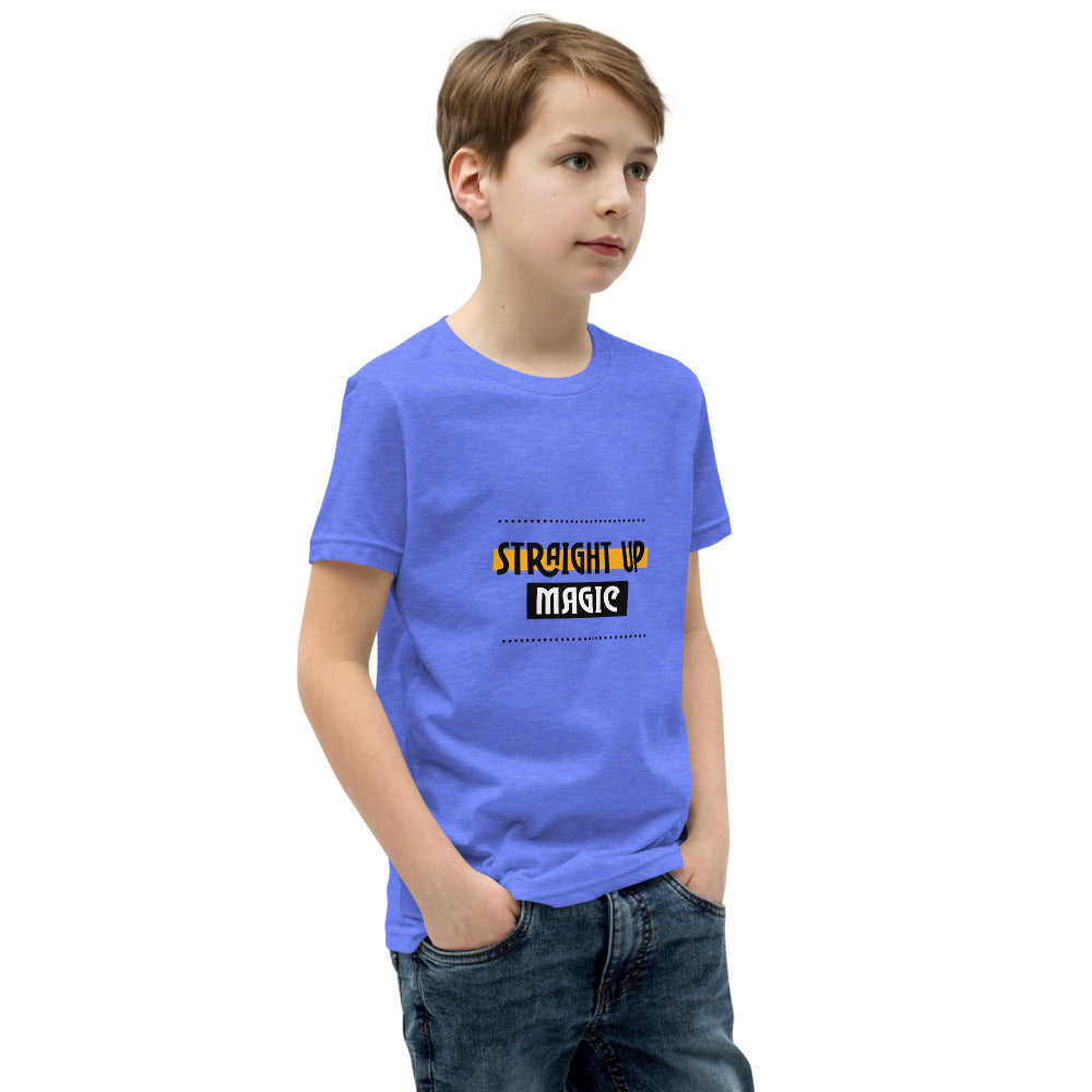 Straight up magic-- Youth Short Sleeve T-Shirt