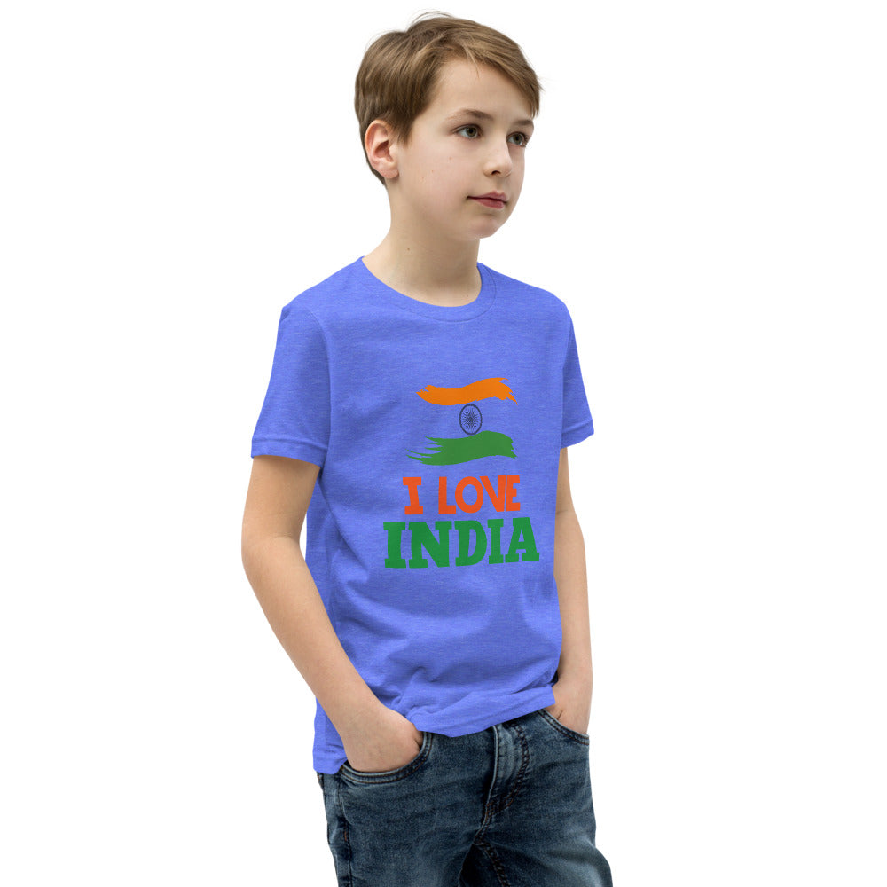 I LOVE INDIA - Youth Short Sleeve T-Shirt