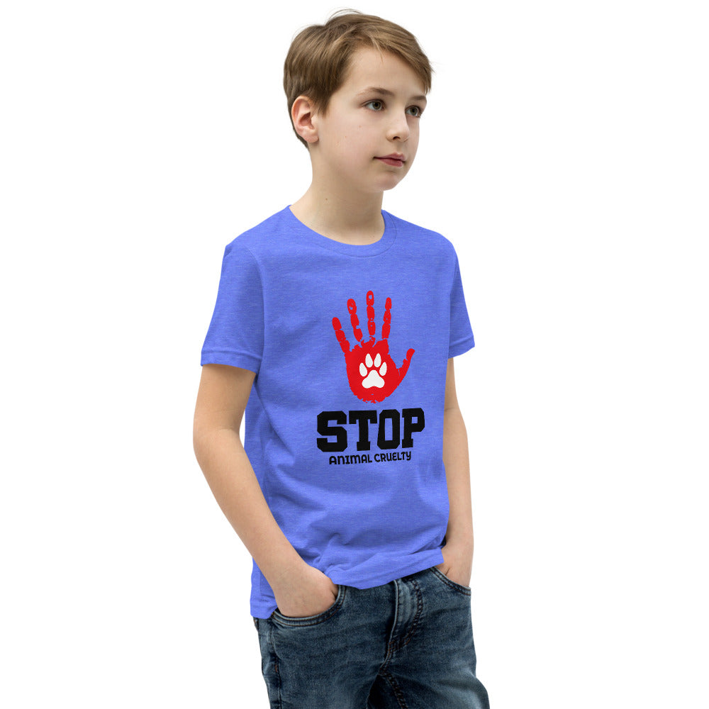 STOP ANIMAL CRUELTY - Youth Short Sleeve T-Shirt