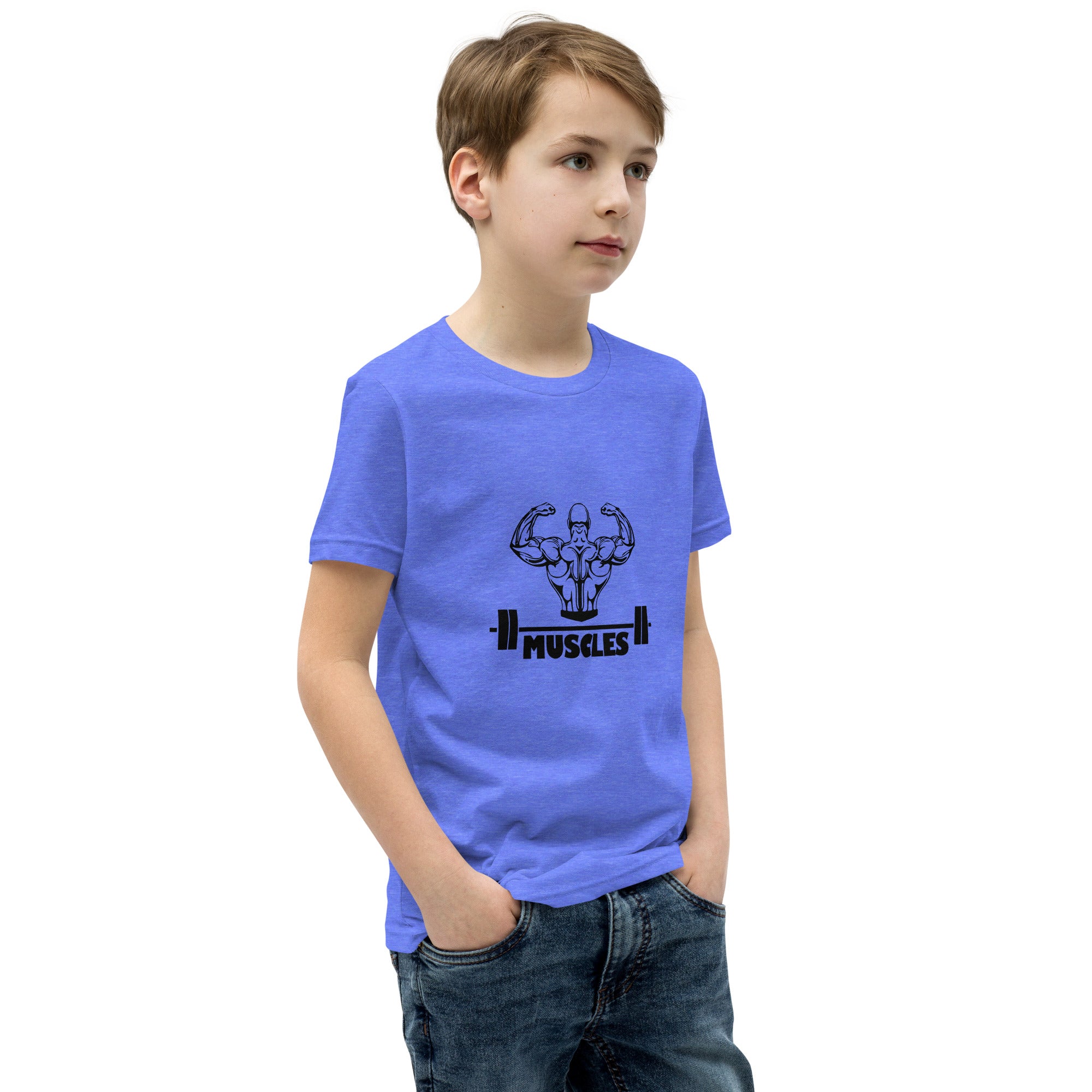 MUSCLES - Youth Short Sleeve T-Shirt