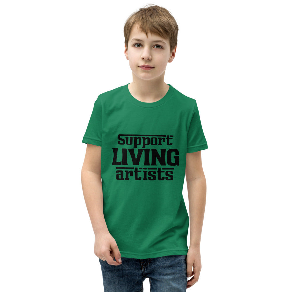 Support living artists- Youth Short Sleeve T-Shirt