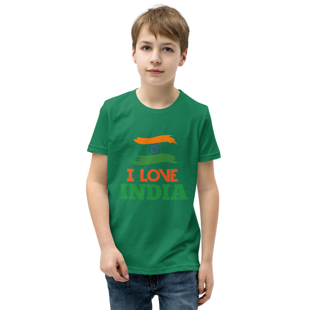 I LOVE INDIA - Youth Short Sleeve T-Shirt