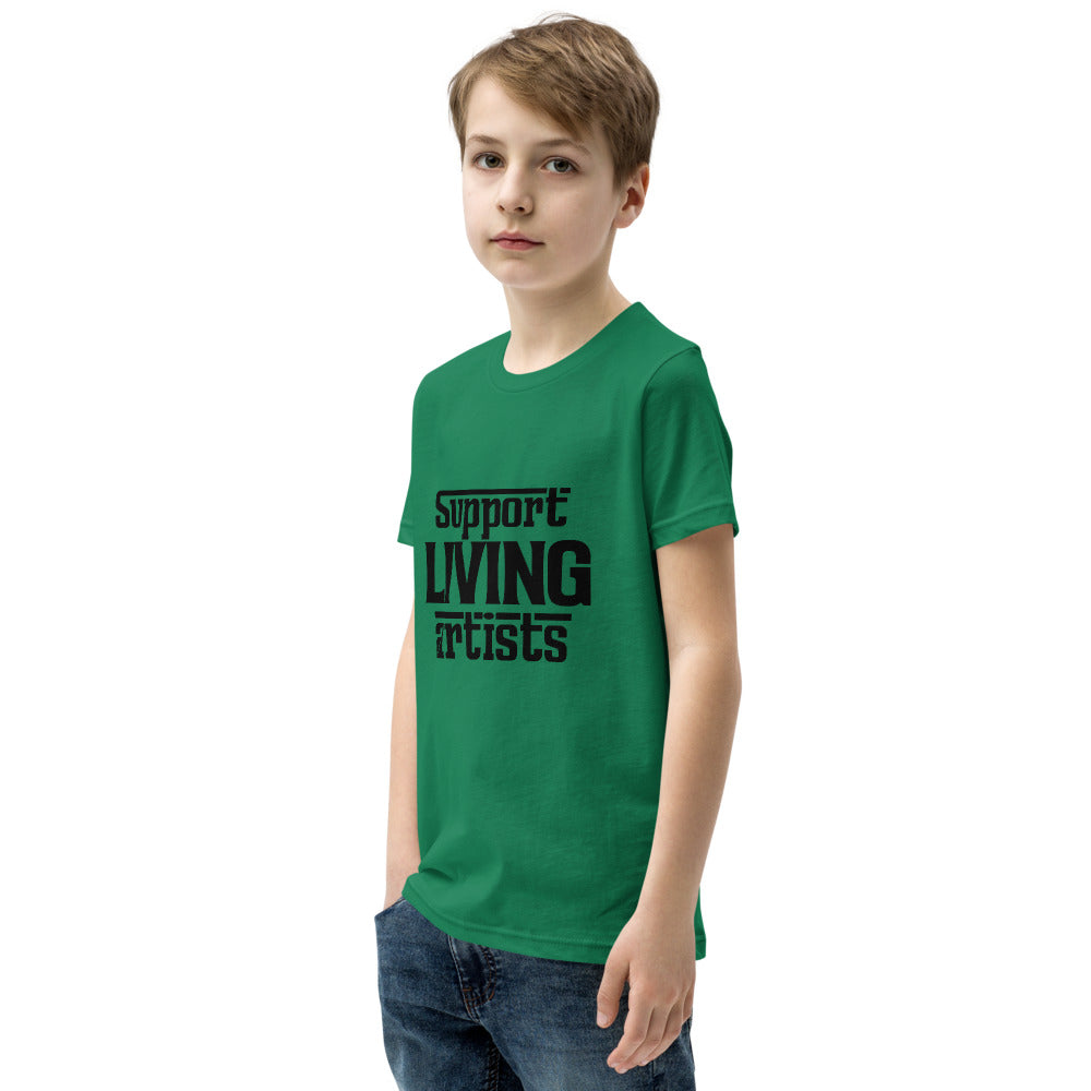 Support living artists- Youth Short Sleeve T-Shirt