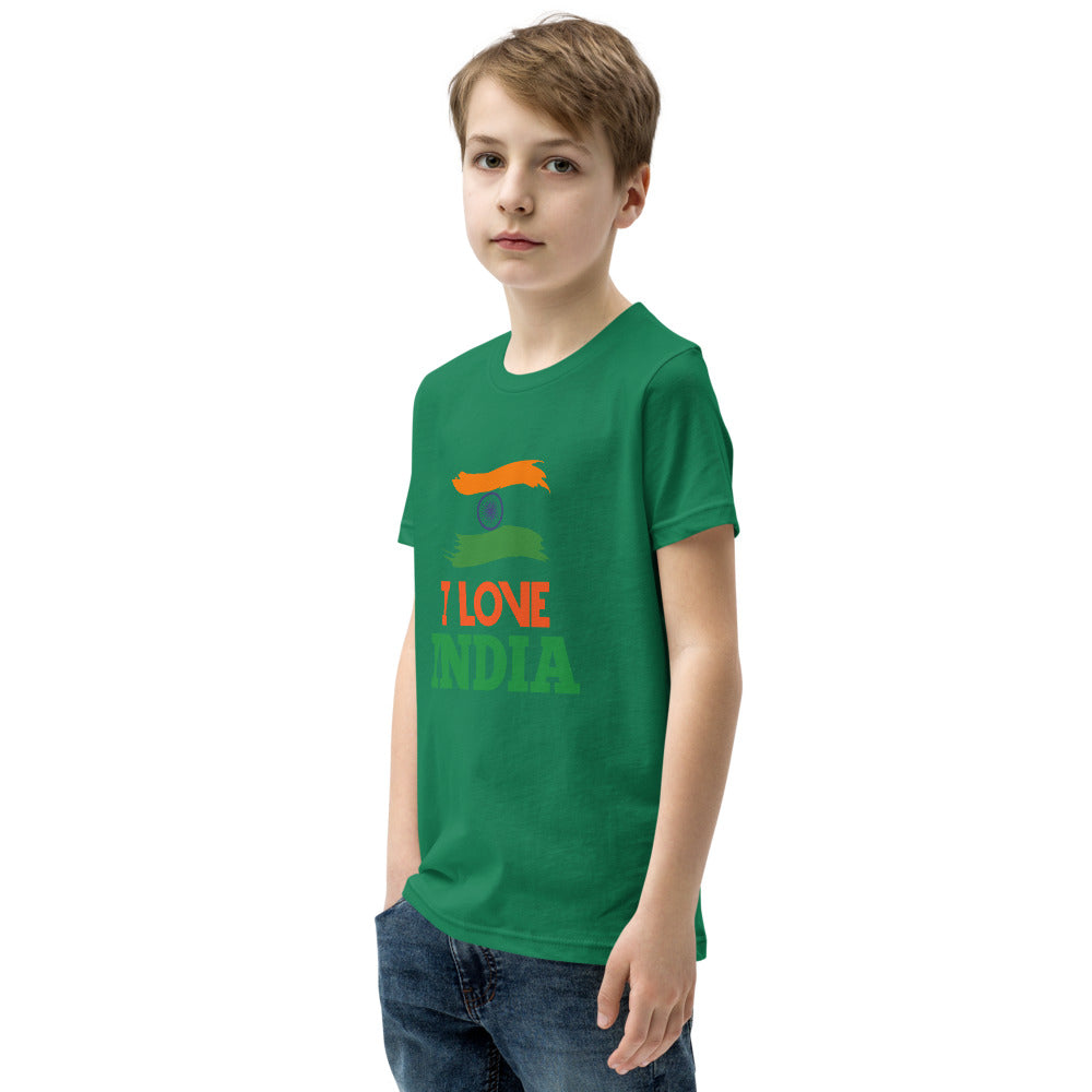 I LOVE INDIA - Youth Short Sleeve T-Shirt