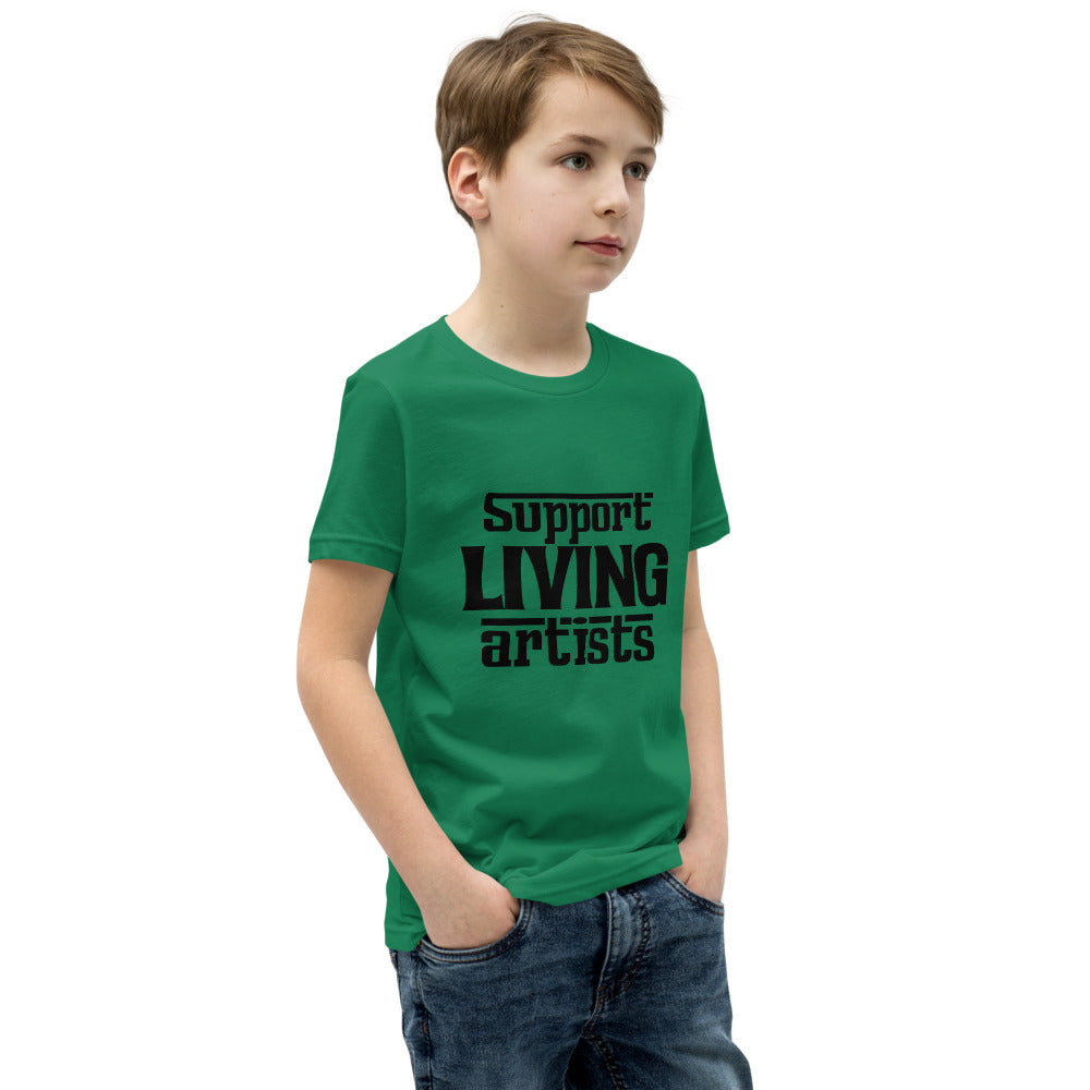 Support living artists- Youth Short Sleeve T-Shirt