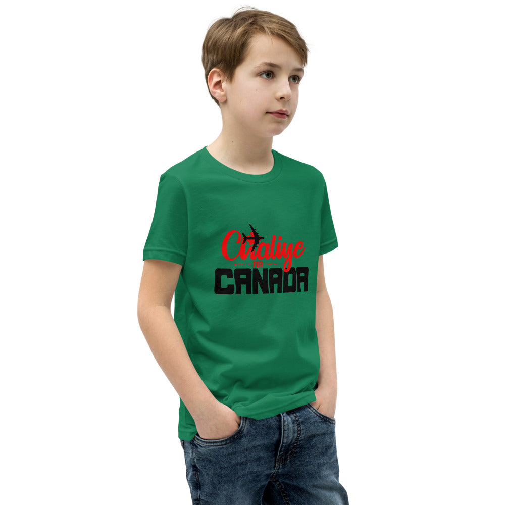 CHALIYE FER CANADA - Youth Short Sleeve T-Shirt