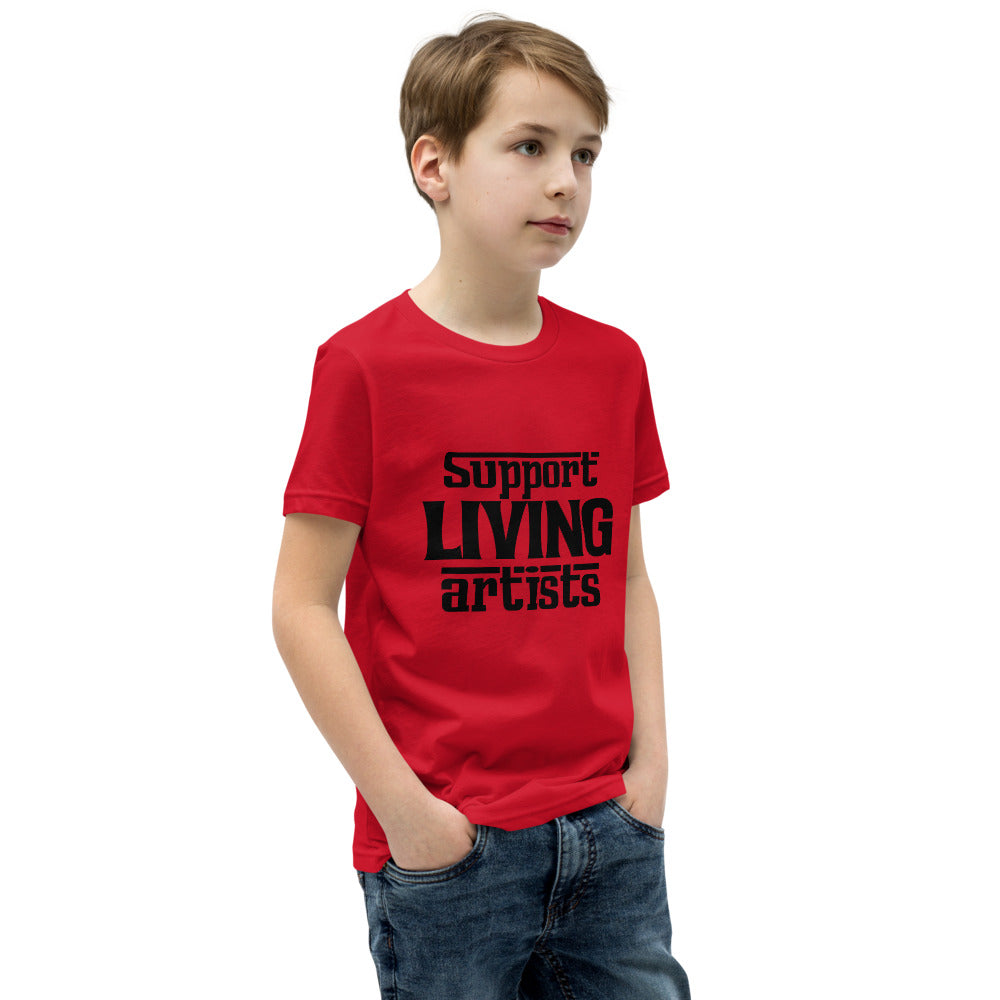 Support living artists- Youth Short Sleeve T-Shirt