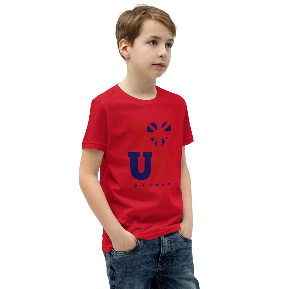 I LOVE UK - Youth Short Sleeve T-Shirt