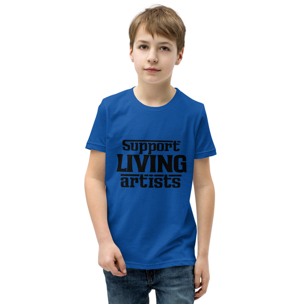 Support living artists- Youth Short Sleeve T-Shirt