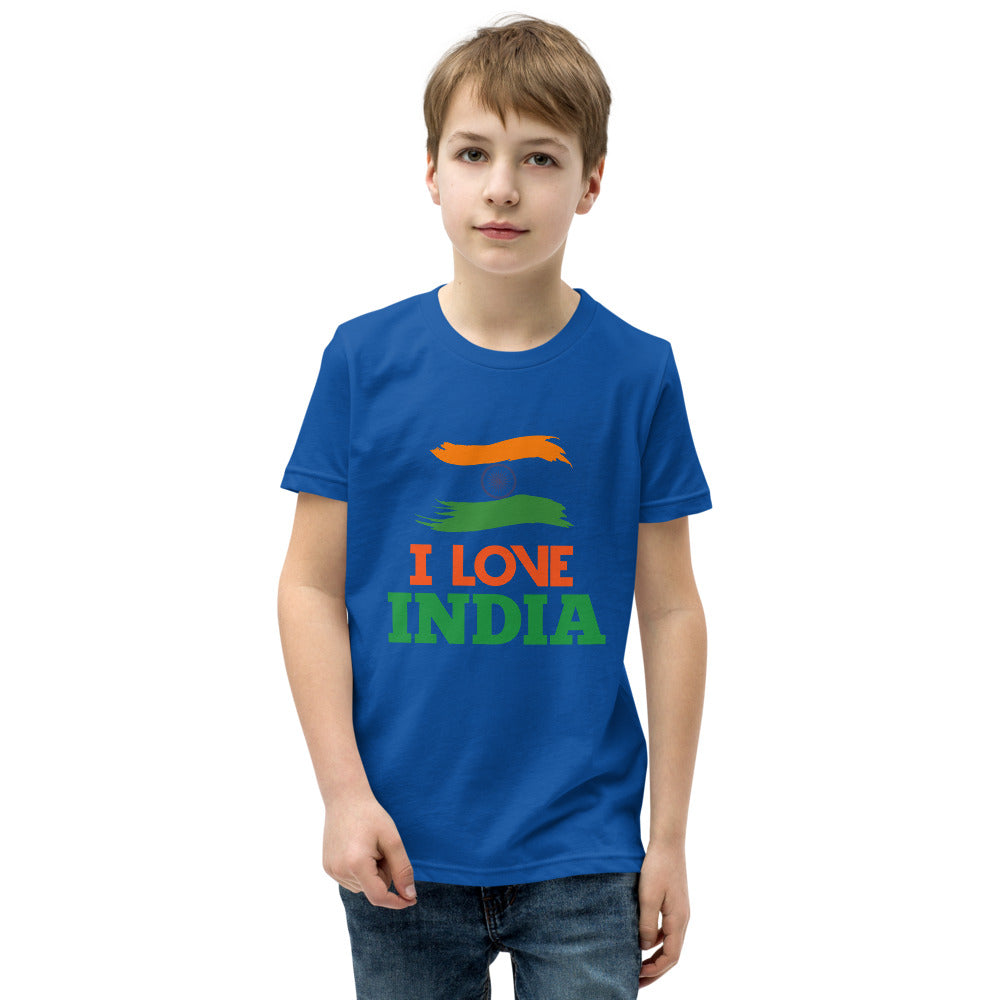 I LOVE INDIA - Youth Short Sleeve T-Shirt