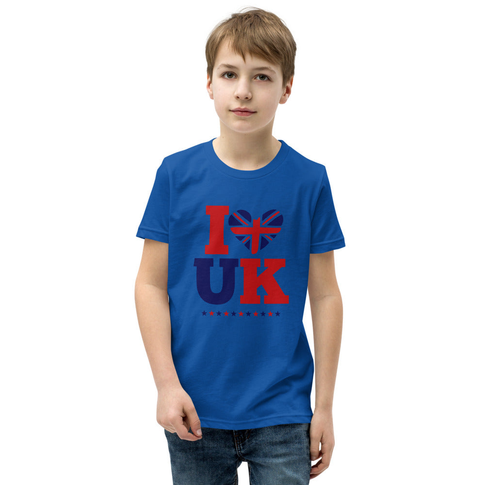 I LOVE UK - Youth Short Sleeve T-Shirt