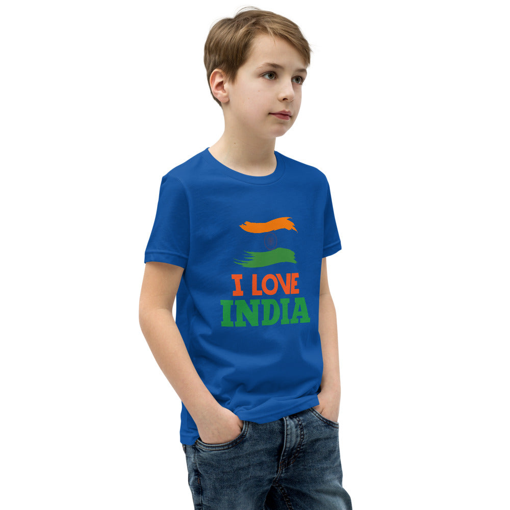 I LOVE INDIA - Youth Short Sleeve T-Shirt