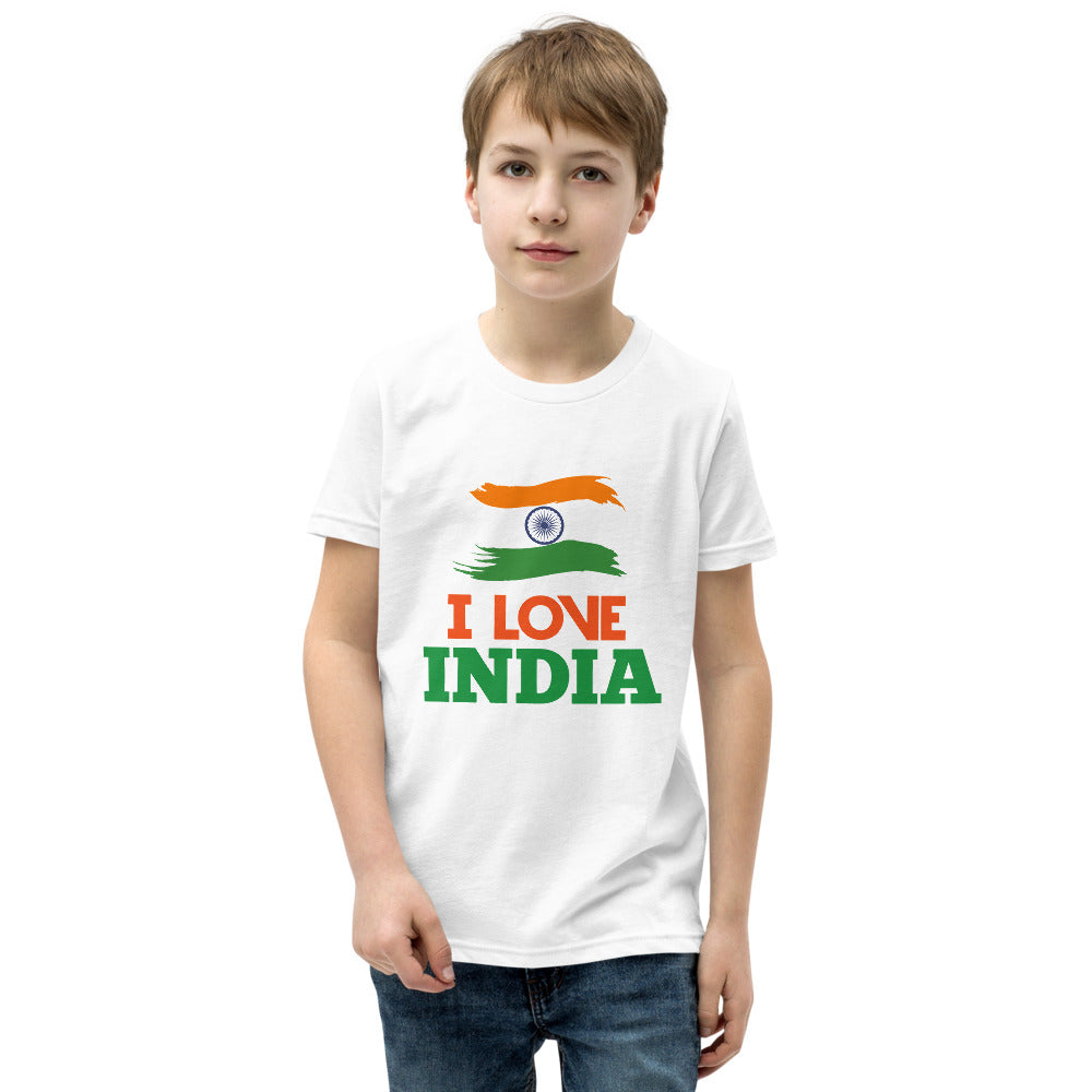I LOVE INDIA - Youth Short Sleeve T-Shirt