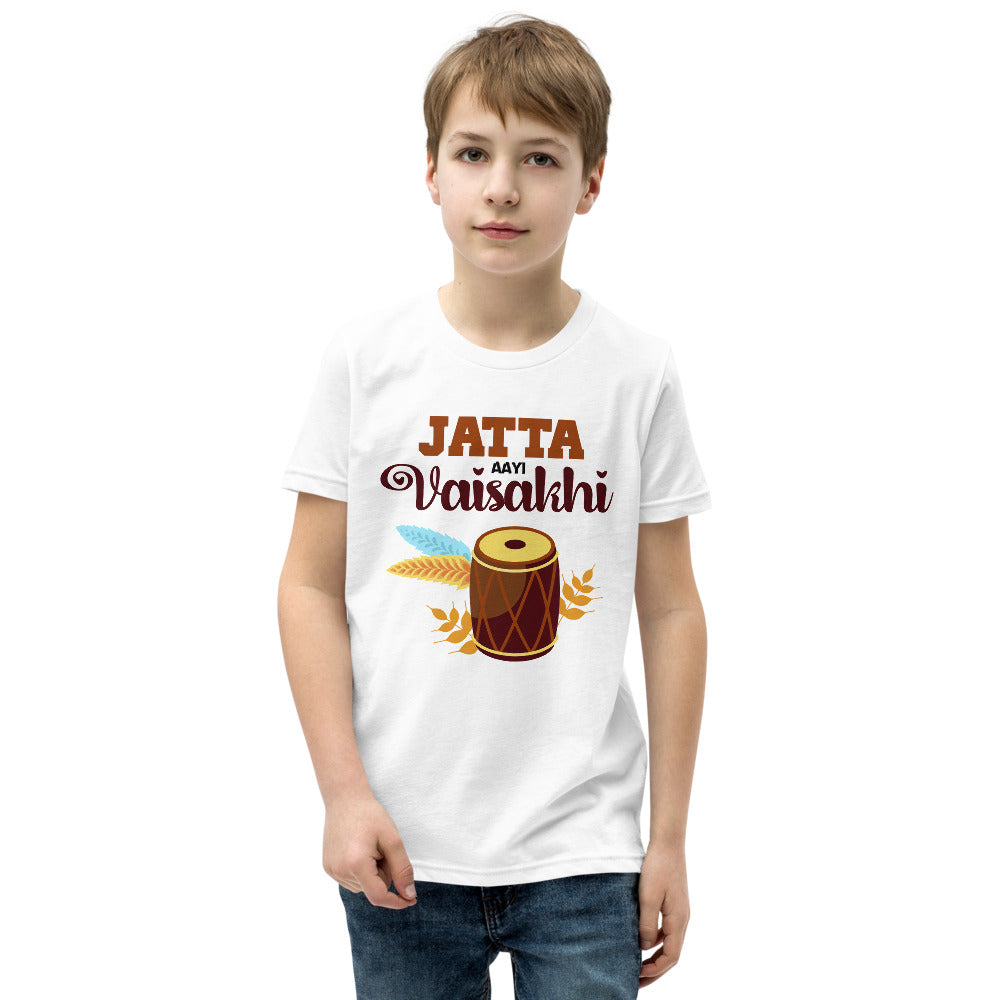 JATTA AAYI VAISAKHI - Youth Short Sleeve T-Shirt