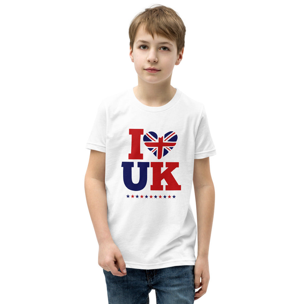 I LOVE UK - Youth Short Sleeve T-Shirt