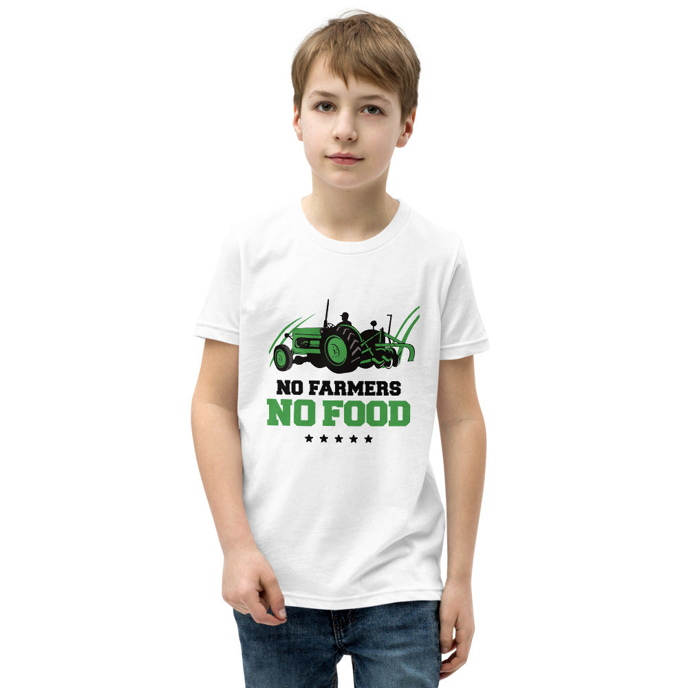 NO FARMERS NO FOOD - Youth Short Sleeve T-Shirt