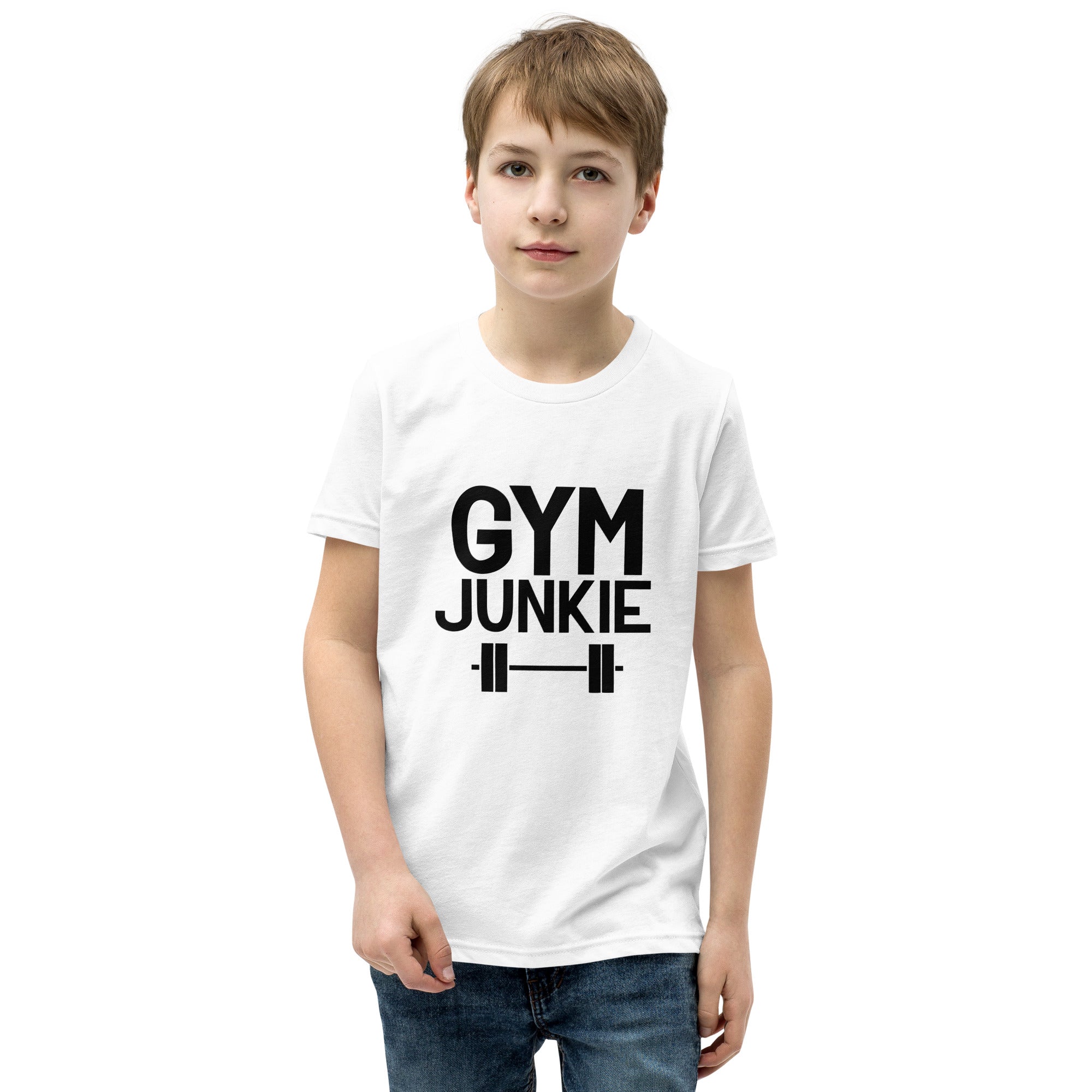 GYM JUNKIE - Youth Short Sleeve T-Shirt