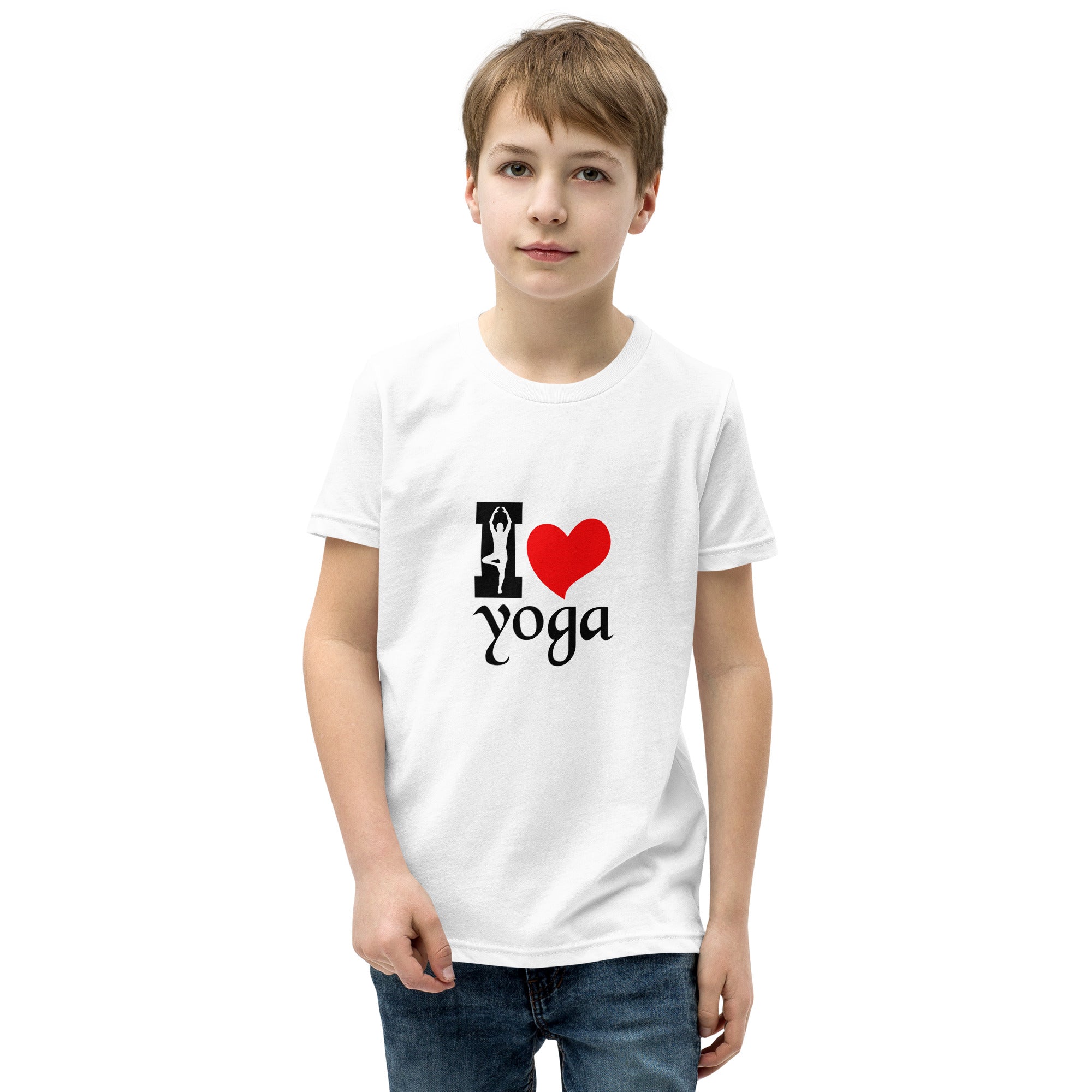 I LOVE YOGA - Youth Short Sleeve T-Shirt