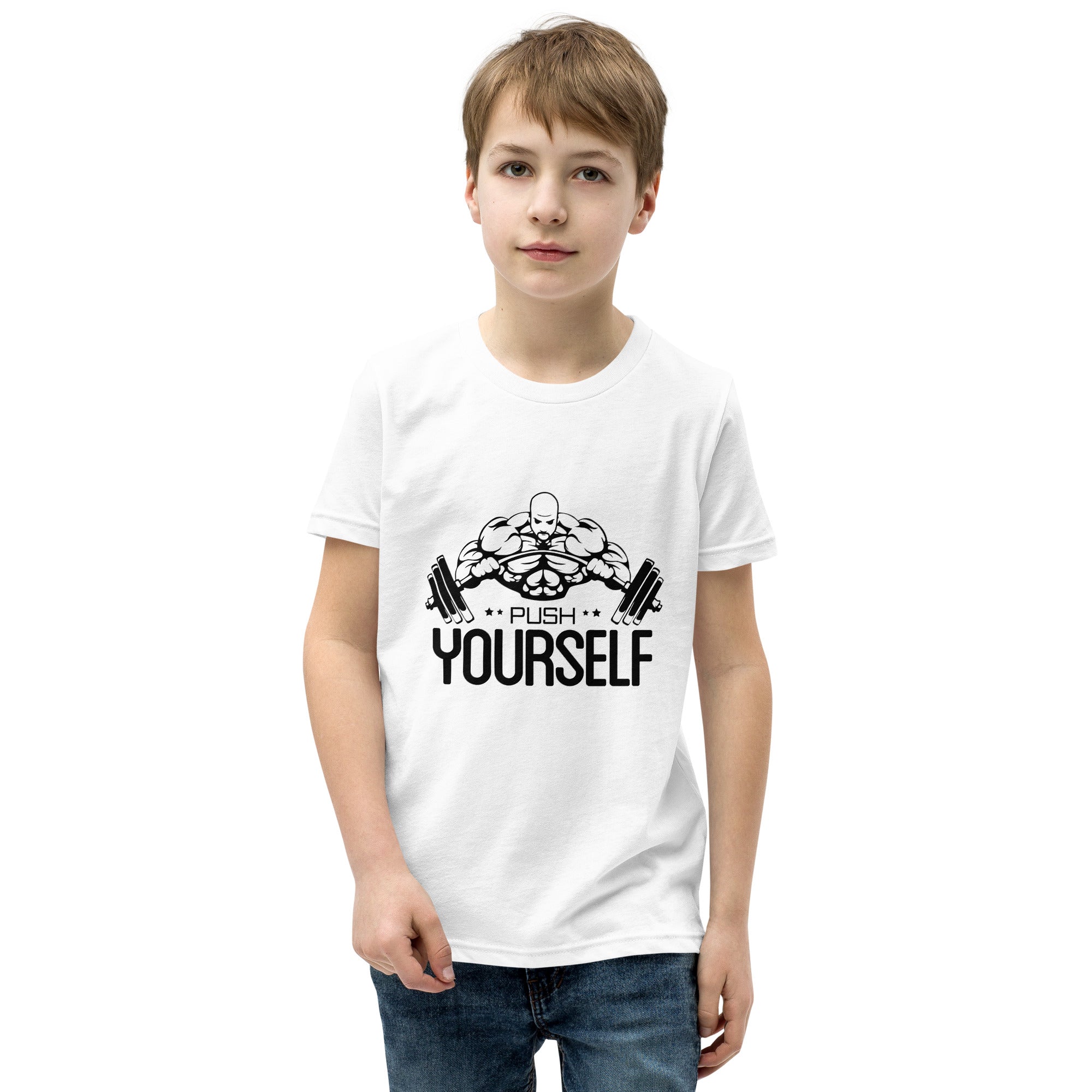 PUSH YOURSELF - Youth Short Sleeve T-Shirt