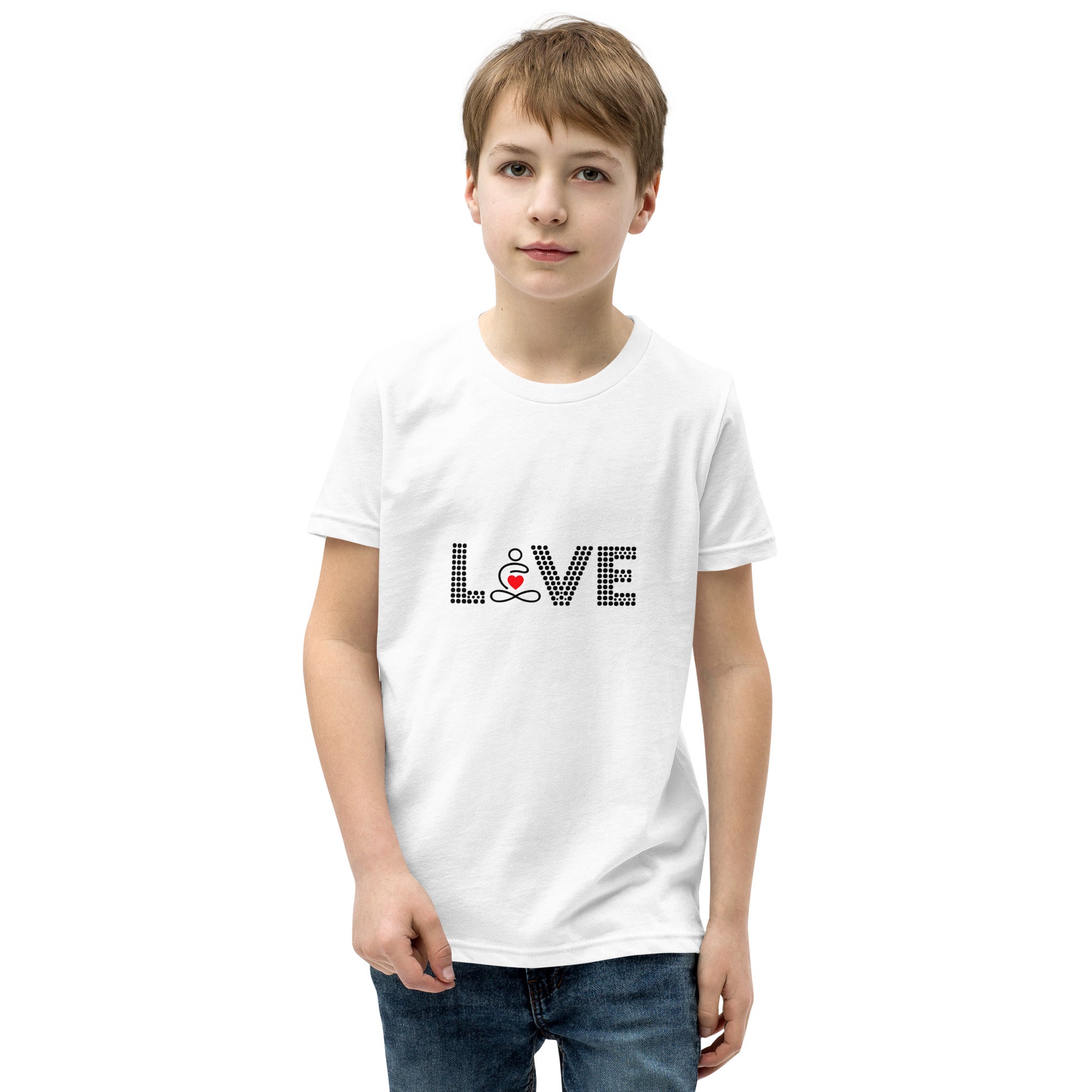 LOVE YOGA - Youth Short Sleeve T-Shirt