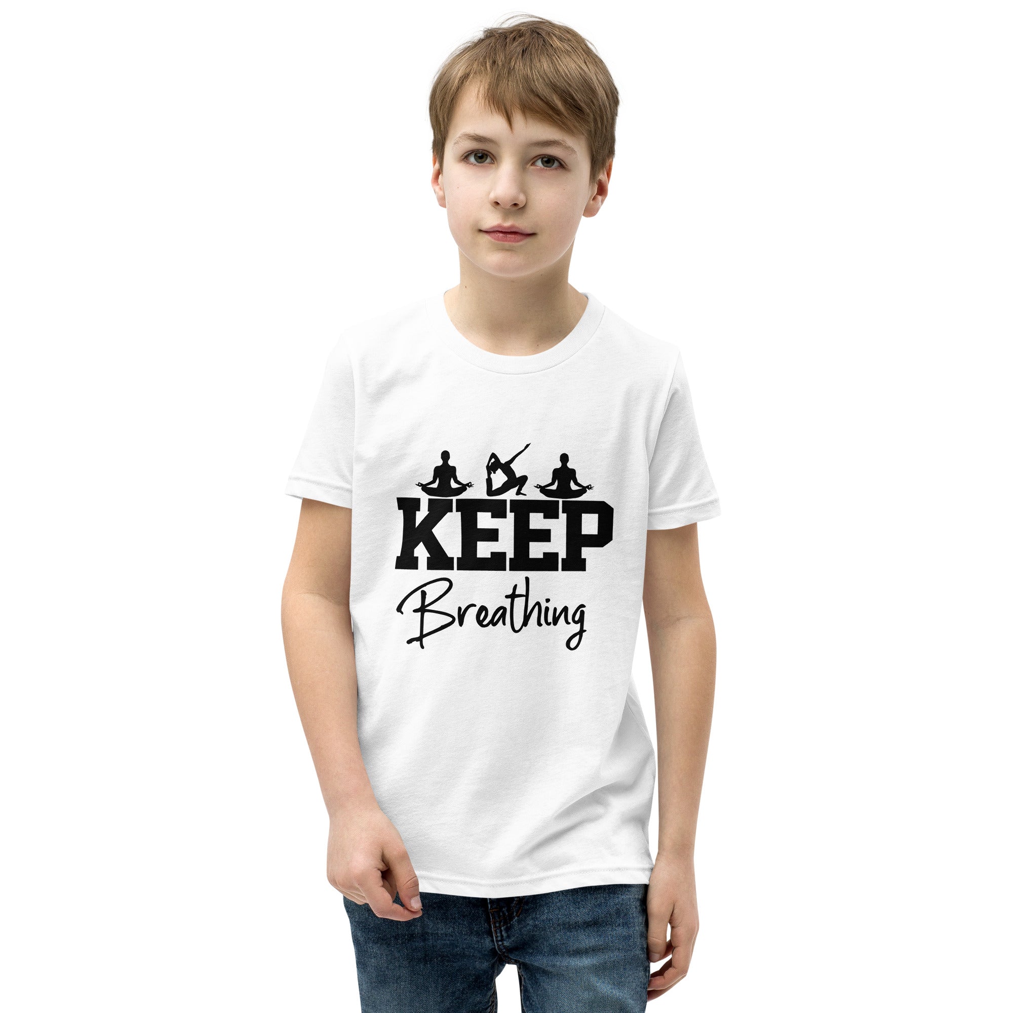 KEEP BREATHING - Youth Short Sleeve T-Shirt
