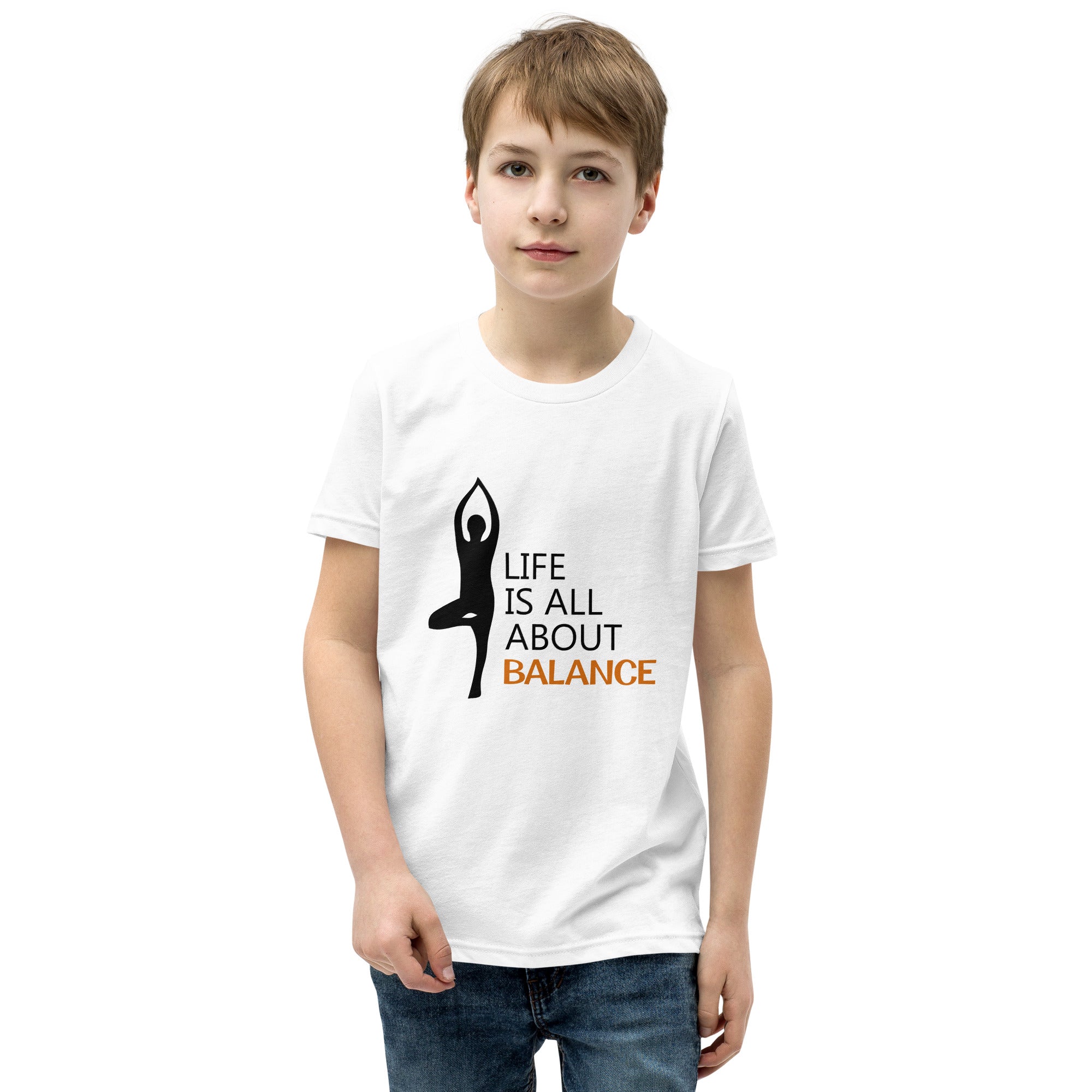 LIFE IS ALL ABOUT BALANCE - Youth Short Sleeve T-Shirt