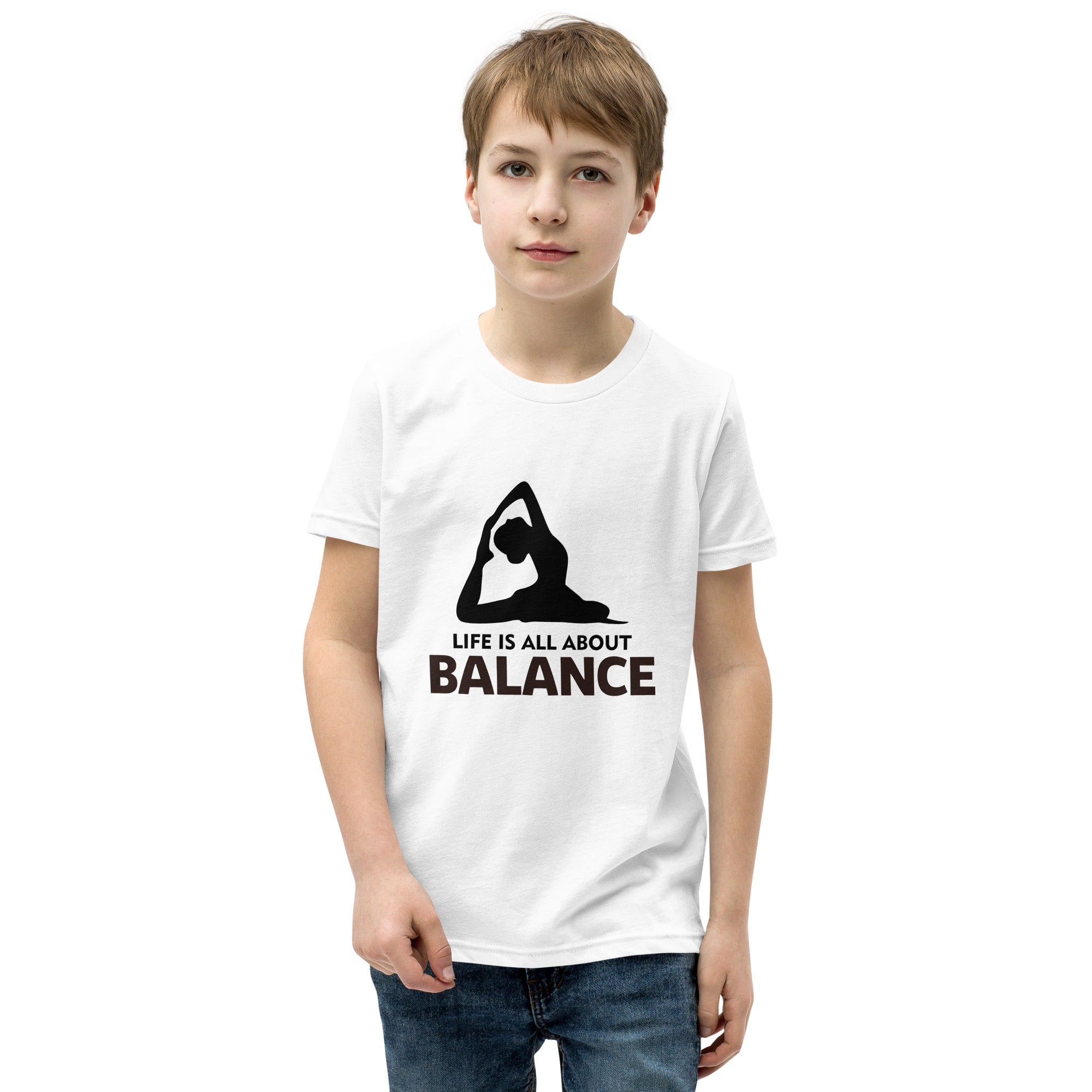 LIFE IS ALL ABOUT BALANCE - Youth Short Sleeve T-Shirt