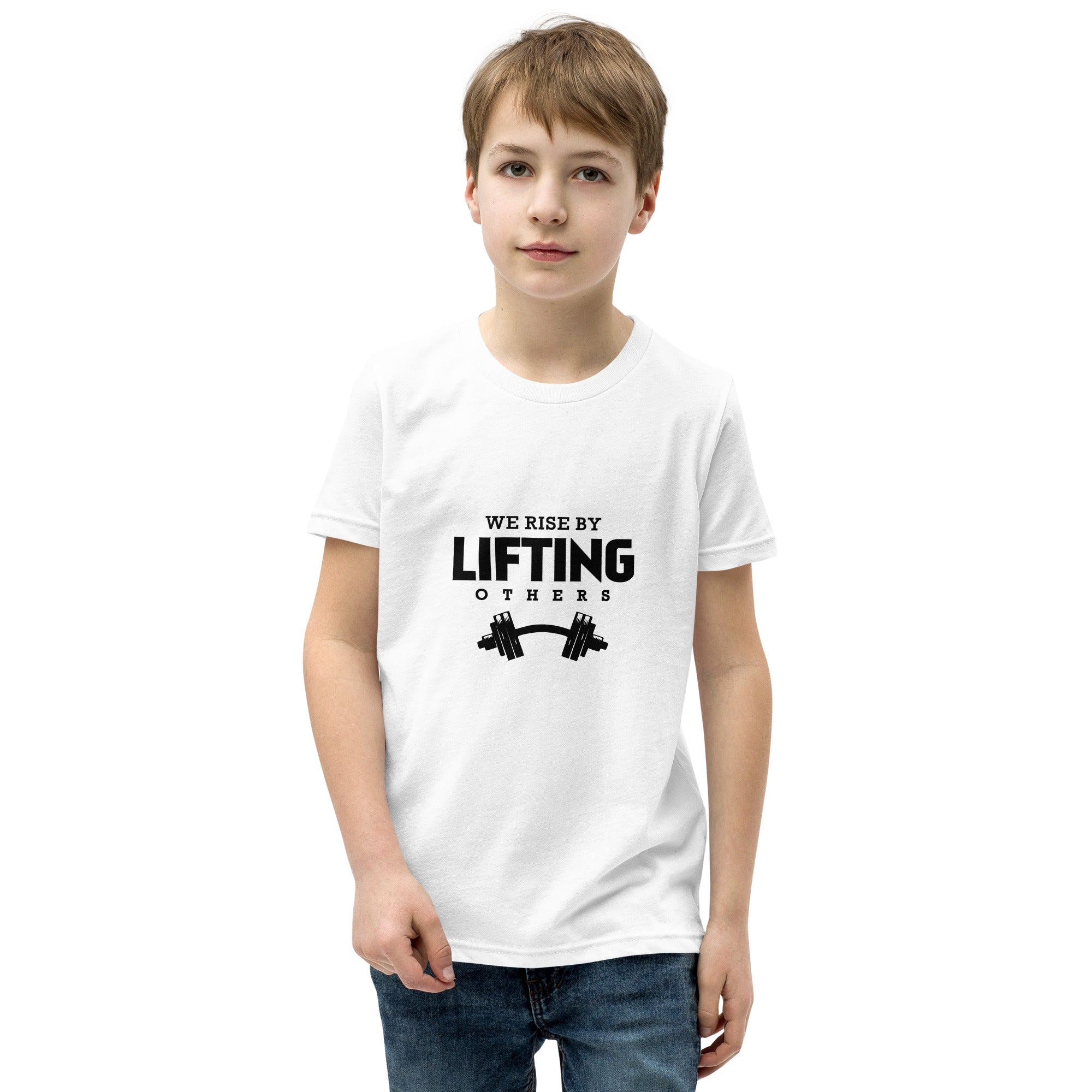 WE RISE BY LIFTING OTHERS - Youth Short Sleeve T-Shirt