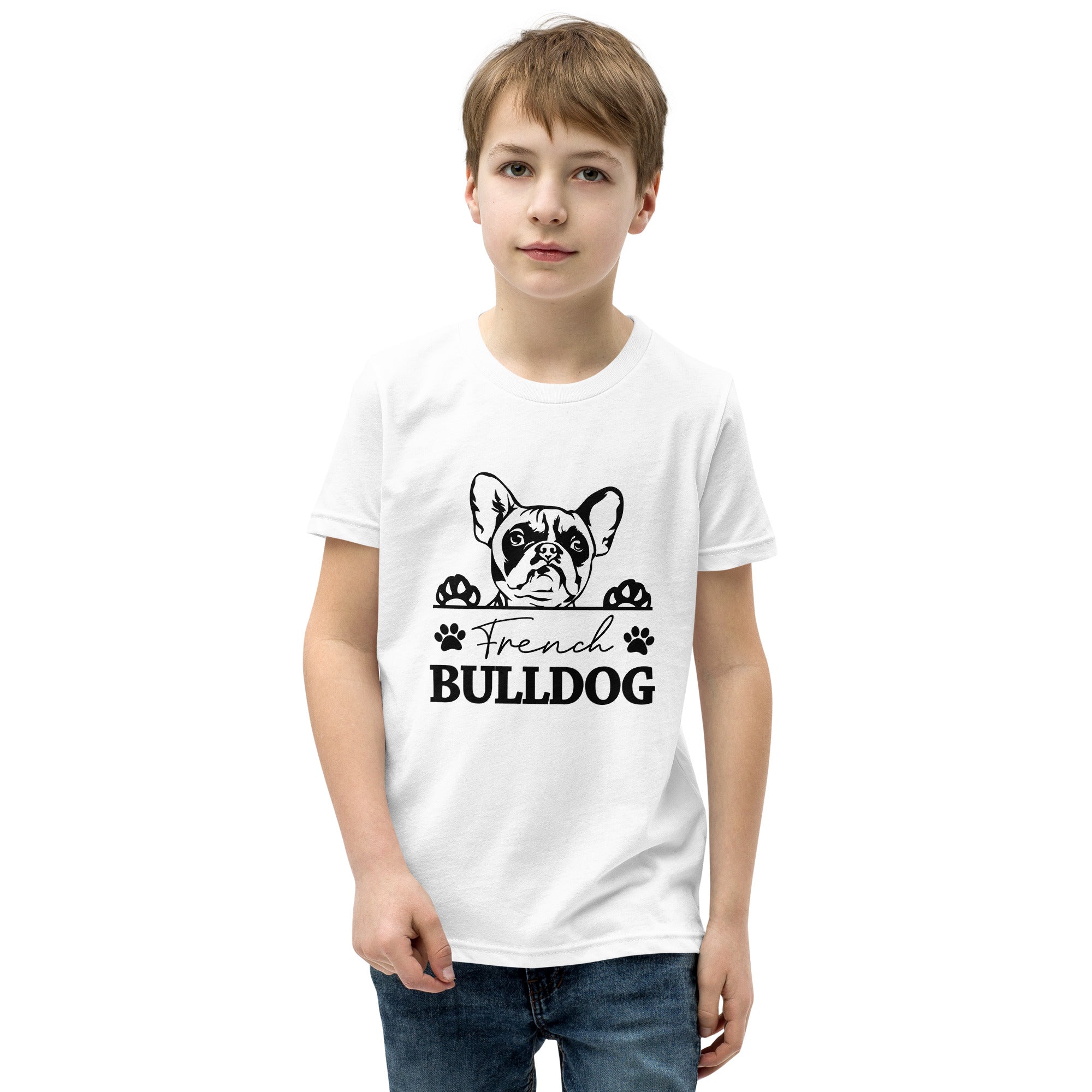 FRENCH BULLDOG - Youth Short Sleeve T-Shirt