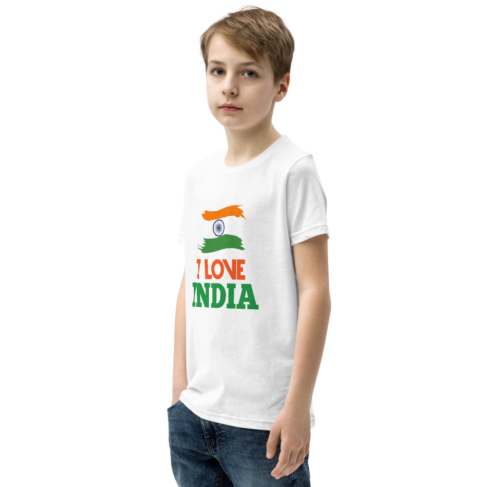 I LOVE INDIA - Youth Short Sleeve T-Shirt