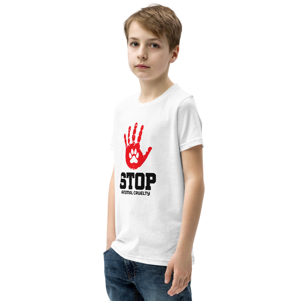 STOP ANIMAL CRUELTY - Youth Short Sleeve T-Shirt