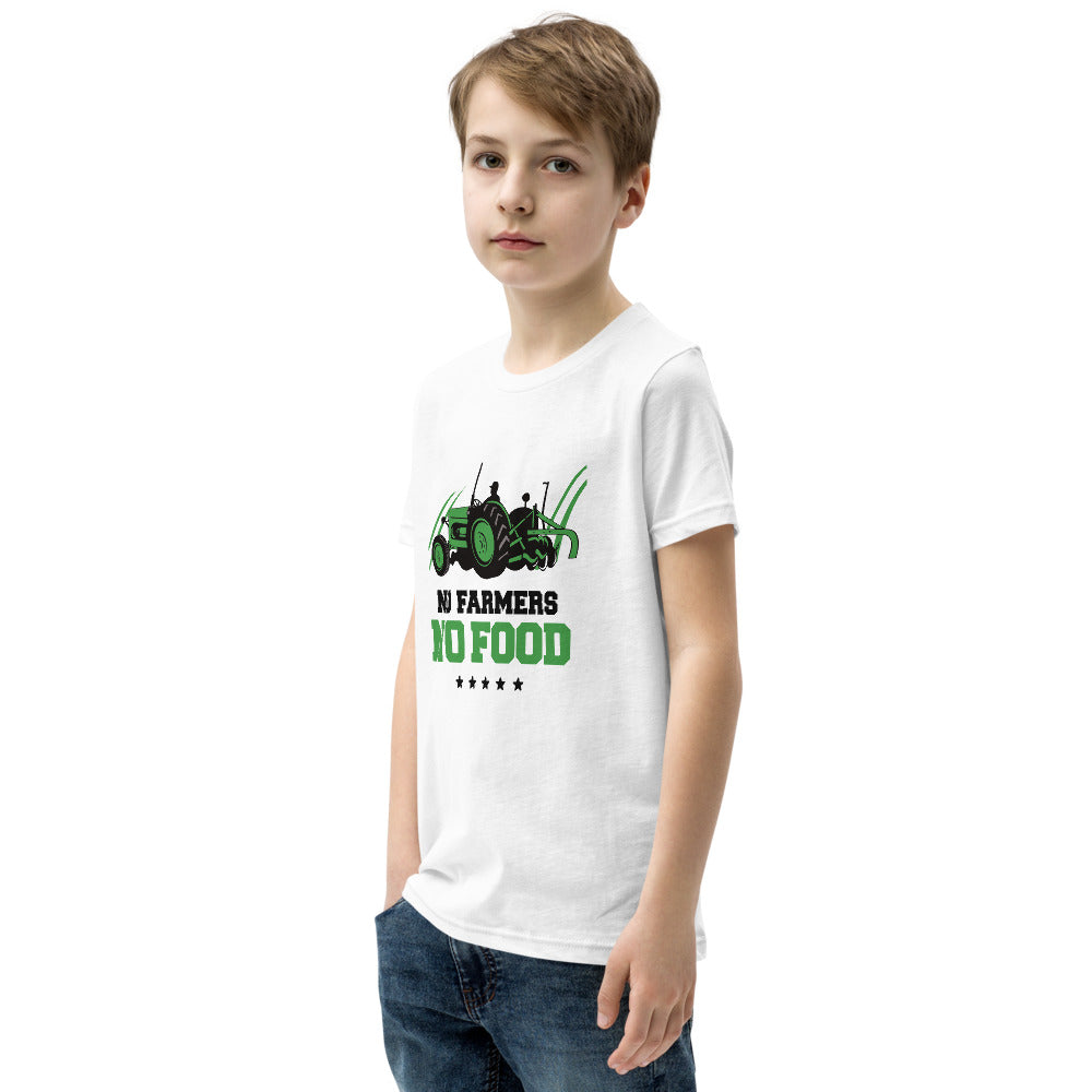 NO FARMERS NO FOOD - Youth Short Sleeve T-Shirt