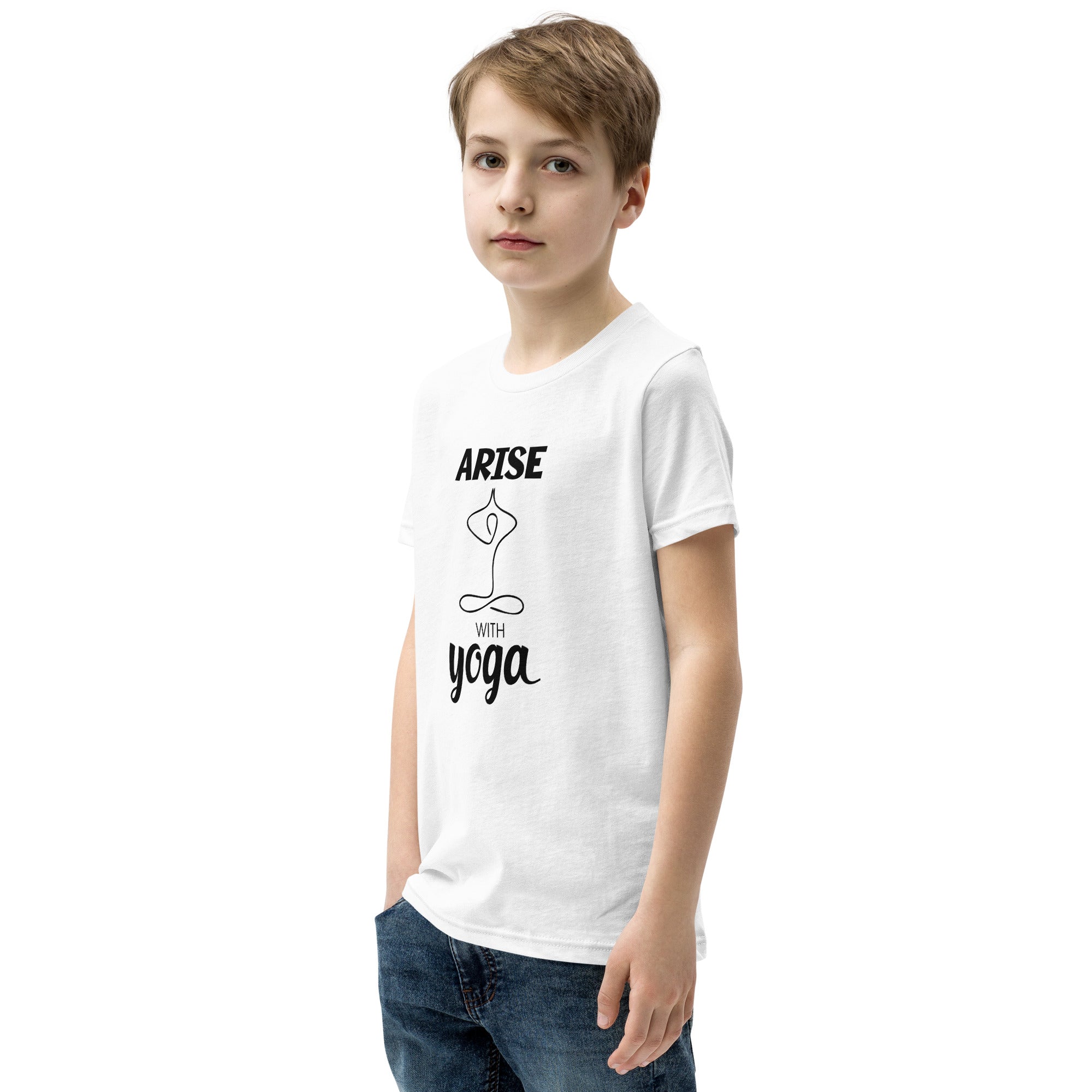 ARISE WITH YOGA - Youth Short Sleeve T-Shirt