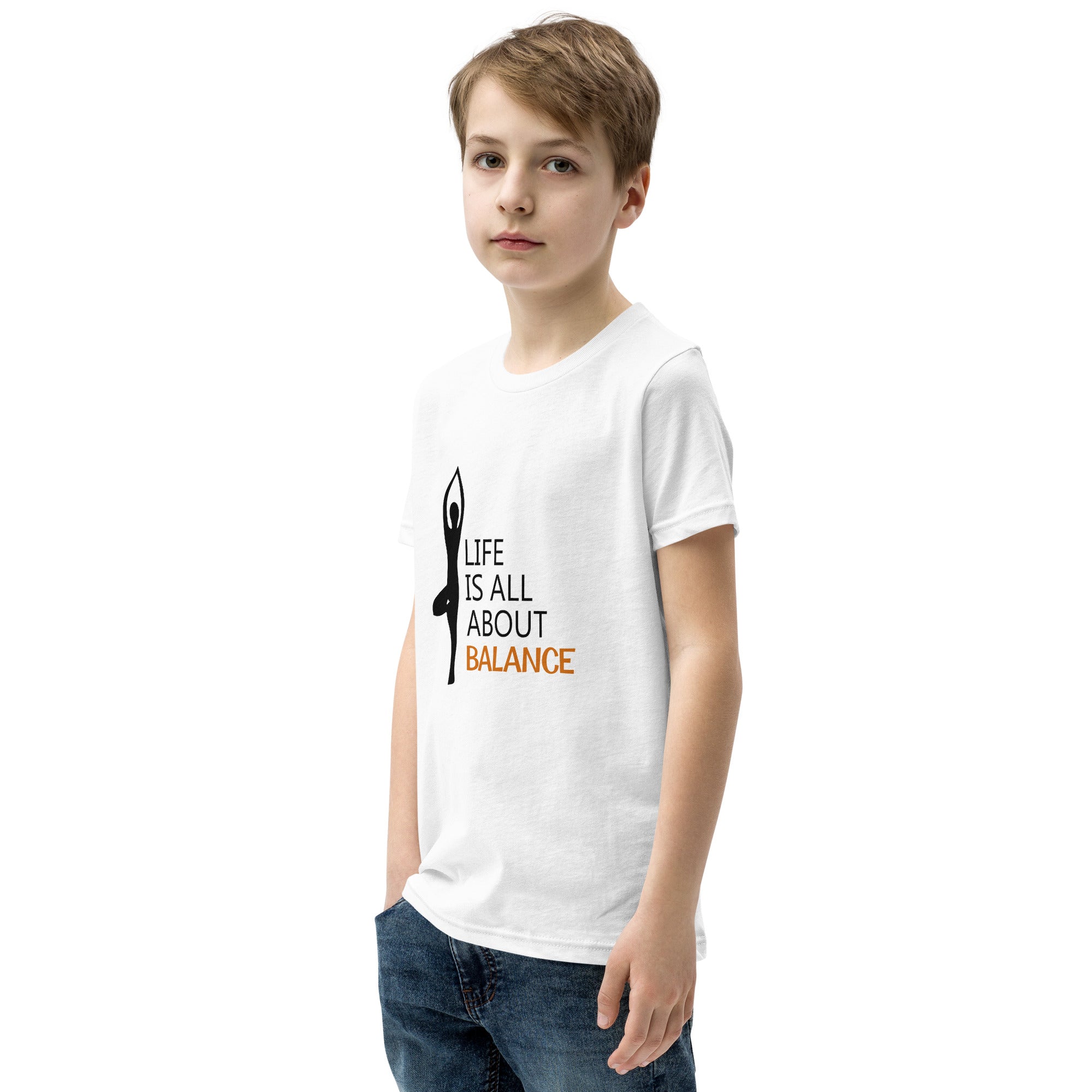 LIFE IS ALL ABOUT BALANCE - Youth Short Sleeve T-Shirt