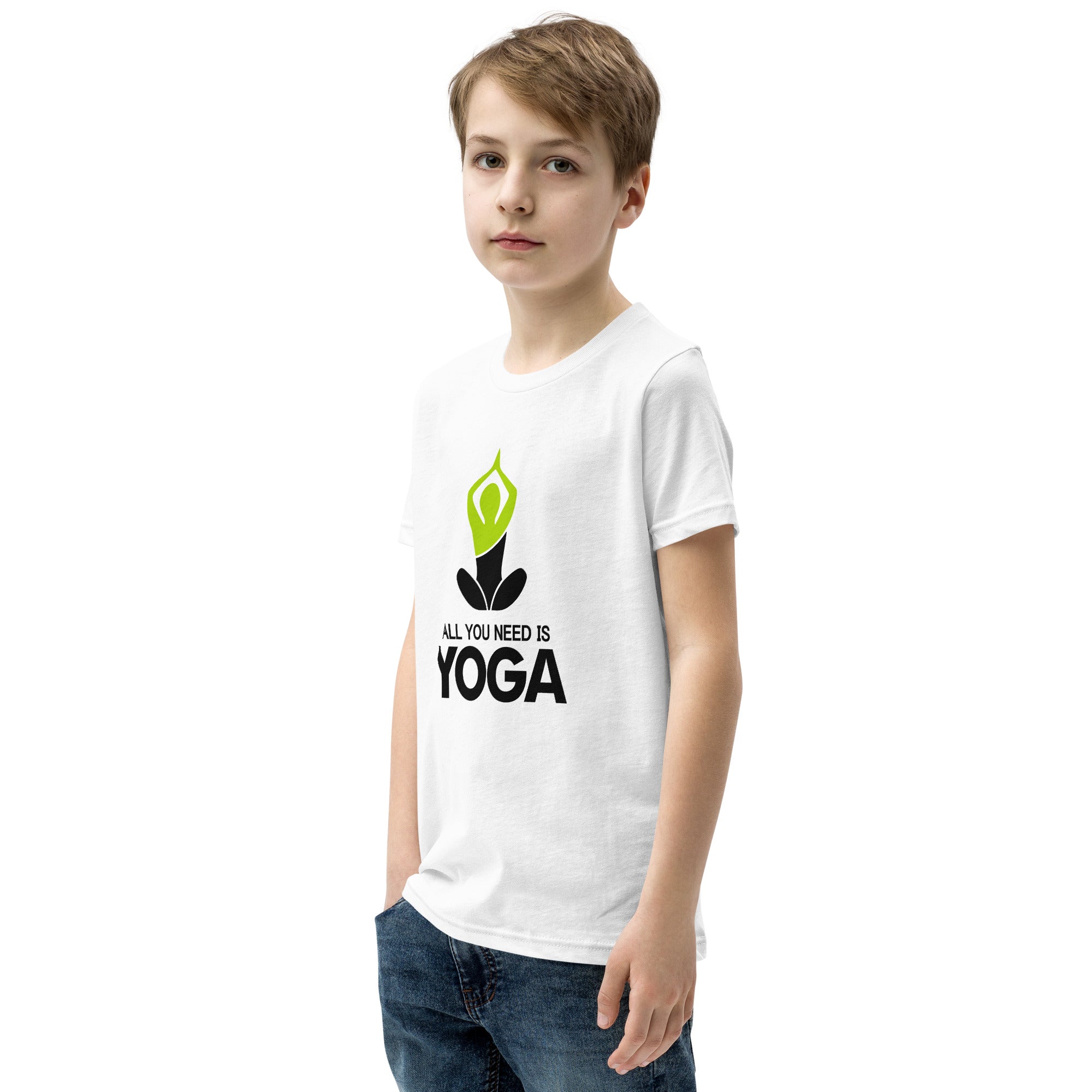 All You Need Is YOGA-Youth Short Sleeve T-Shirt