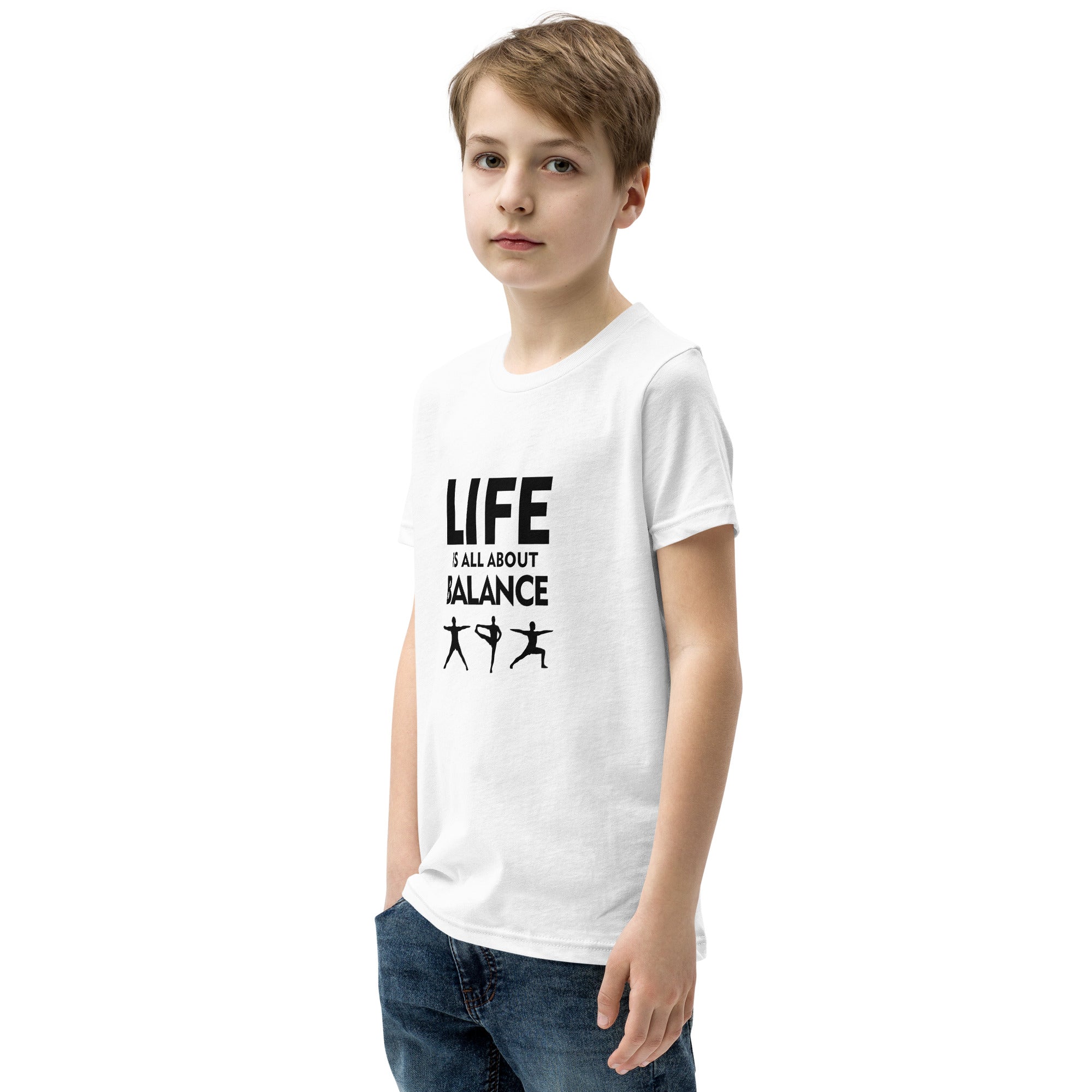 LIFE IS ALL ABOUT BALANCE - Youth Short Sleeve T-Shirt