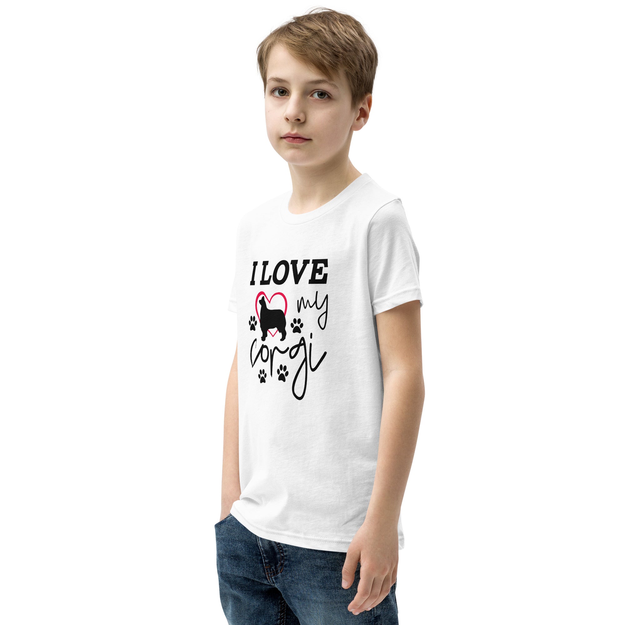 I LOVE MY CORGI - Youth Short Sleeve T-Shirt