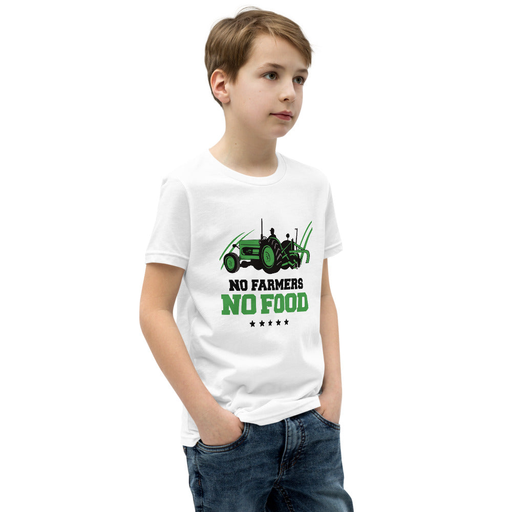 NO FARMERS NO FOOD - Youth Short Sleeve T-Shirt